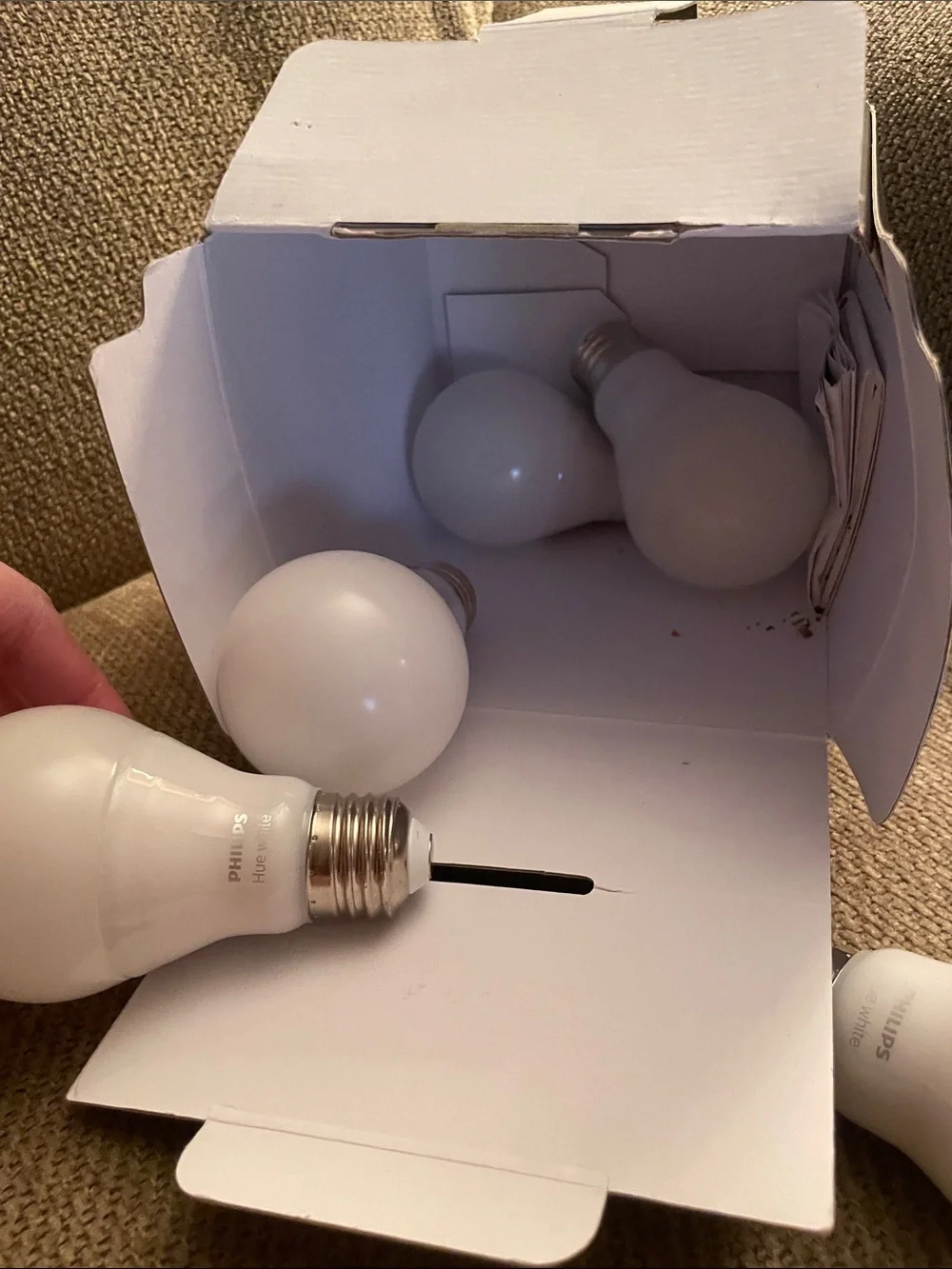 Philips White Smart LED Bulbs with White Bridge Hub